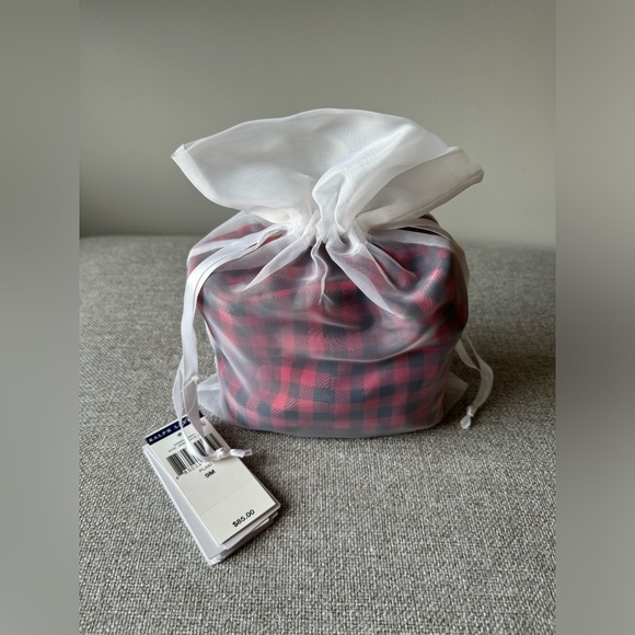 New Baby Ralph Lauren Plaid Footie,Hat,Bib & Bag Gift Set - Picture 2 of 7